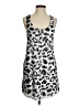 Matix 100% Polyester Graphic Silver Black Casual Dress Size S - photo 1