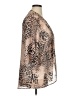 Unbranded 100% Polyester Animal Print Tan 3/4 Sleeve Blouse Size XL - photo 4