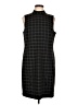 Apt. 9 Plaid Black Casual Dress Size L - photo 1