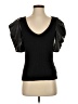 Express Black Short Sleeve Top Size S - photo 1