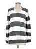 Staccato 100% Polyester Stripes Gray Pullover Sweater Size M - photo 1