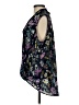Everleigh 100% Polyester Floral Black Sleeveless Blouse Size S - photo 5