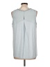 Ro & De 100% Polyester Silver Sleeveless Blouse Size L - photo 2