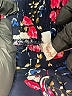 Simply Couture Floral Black Casual Pants Size L - photo 7