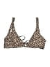 Shein Animal Print Brown Swimsuit Top Size L - photo 1