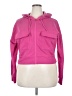 rue21 100% Polyester Pink Zip Up Hoodie Size 2X - photo 1