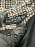 Central Park West 100% Polyester Houndstooth Gray Blazer Size L - photo 6