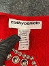Cathy Daniels Red 3/4 Sleeve T-Shirt Size M - photo 7