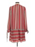 Ann Taylor LOFT 100% Polyester Stripes Red Casual Dress Size M - photo 2