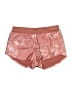 Adidas 100% Polyester Metallic Pink Shorts Size S - photo 1