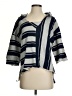 NSF 100% Cotton Gray Cardigan Size P (petite) - photo 1