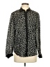 Coldwater Creek Polka Dots Black Long Sleeve Blouse Size S - photo 1