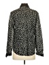 Coldwater Creek Polka Dots Black Long Sleeve Blouse Size S - photo 2