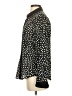 Coldwater Creek Polka Dots Black Long Sleeve Blouse Size S - photo 5