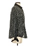 Coldwater Creek Polka Dots Black Long Sleeve Blouse Size S - photo 4