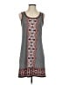 Max Studio Graphic Gray Casual Dress Size S - photo 1
