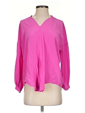 Marie Oliver 3/4 Sleeve Silk Top (view 1)