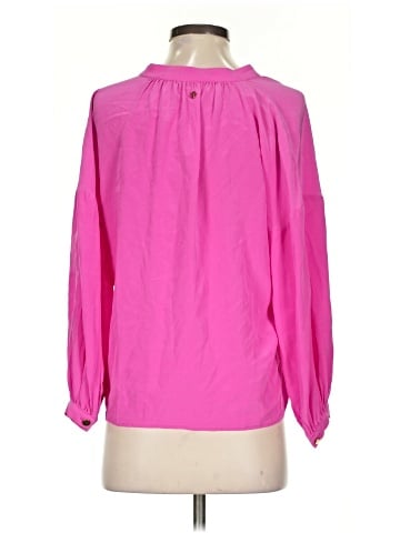 Marie Oliver 3/4 Sleeve Silk Top (view 2)