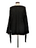 Audrey 3+1 Black Long Sleeve Blouse Size L - photo 2