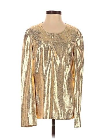 Tory Burch Long Sleeve Silk Top (view 1)