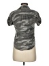 Style Envy Camo Gray Short Sleeve Blouse Size M (estimated) - photo 2