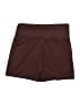Shein Solid Brown Athletic Shorts Size S - photo 2