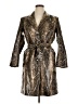 Ganni Animal Print Gold Coat Size 32 - photo 1