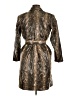 Ganni Animal Print Gold Coat Size 32 - photo 2
