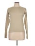 Henri Bendel 100% Silk Tan Long Sleeve Silk Top Size M - photo 1