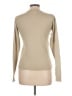 Henri Bendel 100% Silk Tan Long Sleeve Silk Top Size M - photo 2