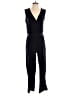 IMAN Solid Black Jumpsuit Size S - photo 1