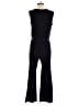 IMAN Solid Black Jumpsuit Size S - photo 2