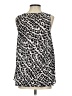 Tribal Jeans 100% Polyester Silver Sleeveless Top Size XS - photo 2