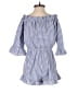 Shein 100% Cotton Stripes Blue Romper Size S - photo 2