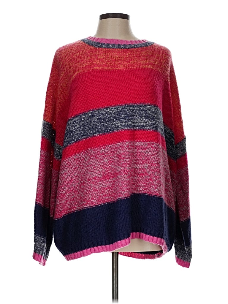 Pre-owned Easel Pullover Sweater In Pink