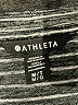 Athleta Stripes Gray Short Sleeve Henley Size M - photo 7