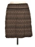 Ann Taylor LOFT 100% Polyester Chevron-herringbone Brown Casual Skirt Size 6 - photo 1