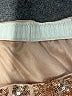 Unbranded 100% Polyester Gold Tan Formal Skirt Size L - photo 4