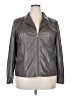 JM Collection 100% Polyester Metallic Gray Jacket Size 18 - photo 1