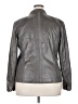 JM Collection 100% Polyester Metallic Gray Jacket Size 18 - photo 2