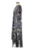 Calvin Klein 100% Polyester Paisley Blue Casual Dress Size 8 - photo 5