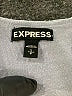 Express 100% Rayon Gray Sleeveless Blouse Size S - photo 7