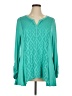RXB Teal Long Sleeve Blouse Size XL - photo 1