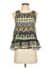 LA Hearts 100% Polyester Gold Sleeveless Blouse Size S - photo 1