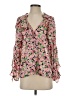 Zara Floral Pink 3/4 Sleeve Blouse Size XS - photo 1
