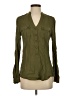 Odille 100% Rayon Green Long Sleeve Blouse Size 0 - photo 1