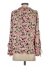 Zara Floral Pink 3/4 Sleeve Blouse Size XS - photo 2