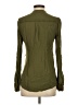 Odille 100% Rayon Green Long Sleeve Blouse Size 0 - photo 2