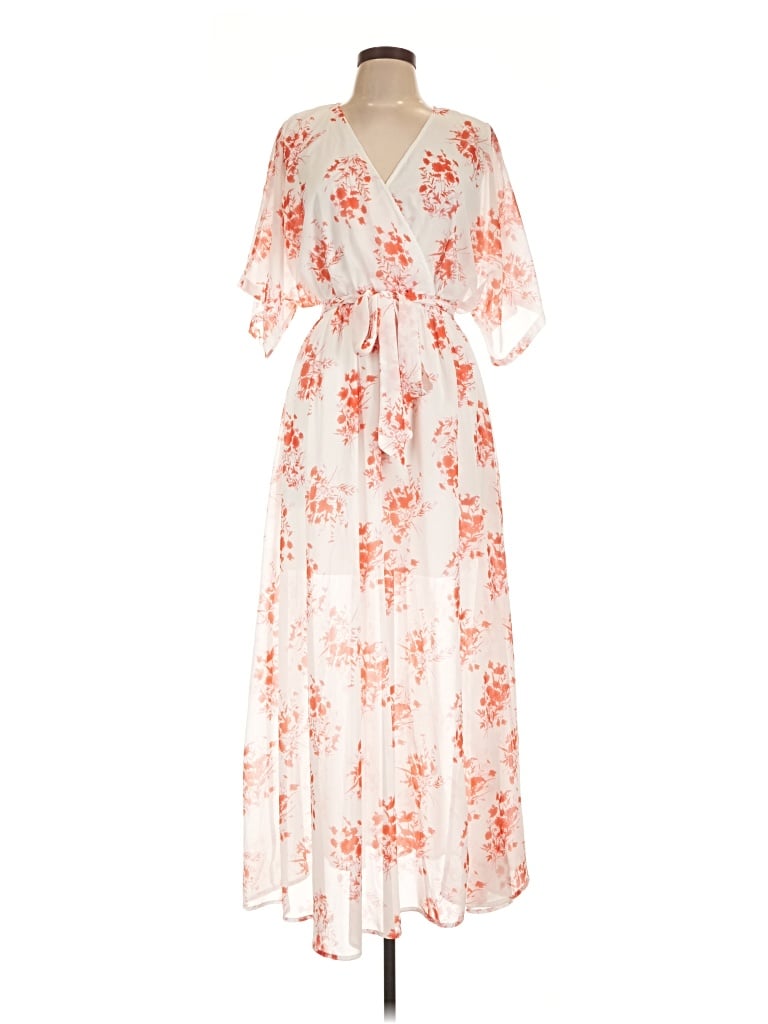 Pre-owned Anrabess Casual Dress In White