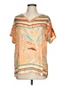 Assorted Brands Orange Short Sleeve Blouse Size EU 42 / US 12 - photo 1